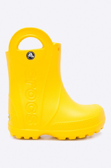 Crocs - Гумени ботуши за деца Handle Rain