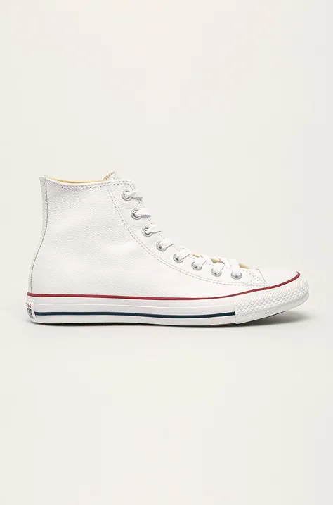 Converse leather trainers men's white color