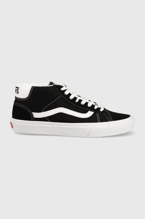 Sneakers boty Vans Mid Skool černá barva, VN0A3TKF6BT1-BLK.WHT