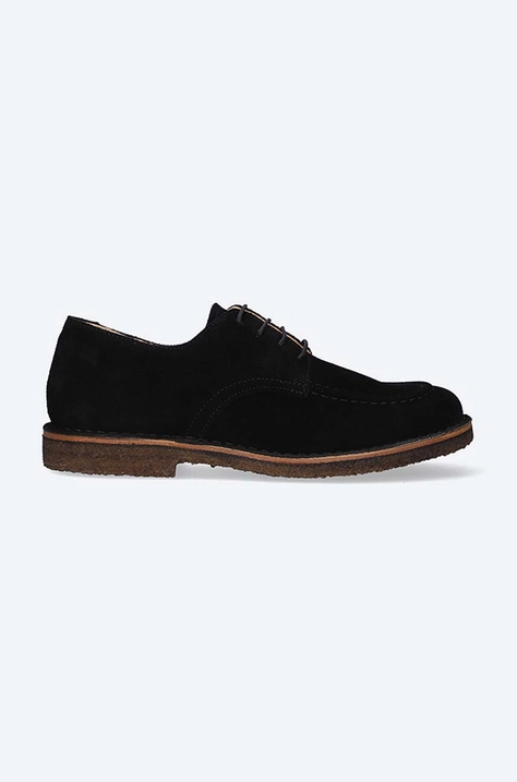 Astorflex suede shoes CARLFLEX men's black color