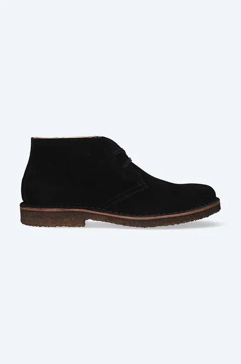 Cipele od brušene kože Astorflex za muškarce, boja: crna, GREENFLE.001-MILITARE