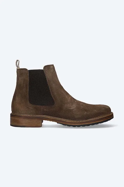 Astorflex suede chelsea boots WILFLEX 1036 men's brown color