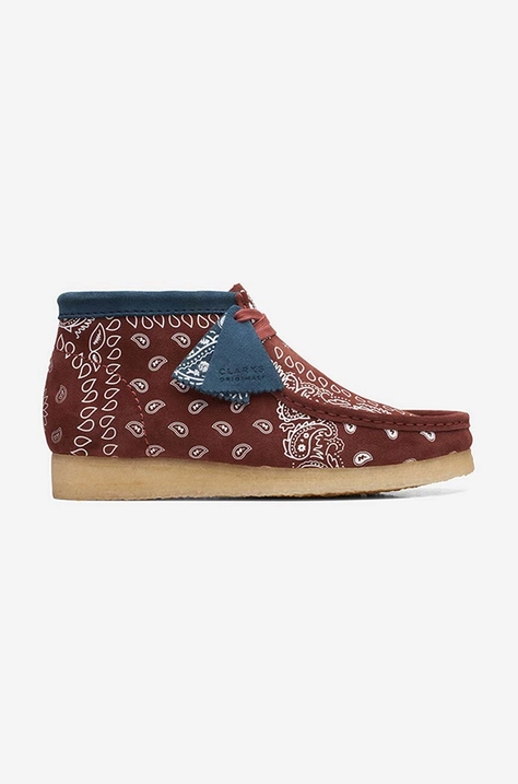 Polucipele od brušene kože Clarks Wallabee Boot za muškarce, 26168826