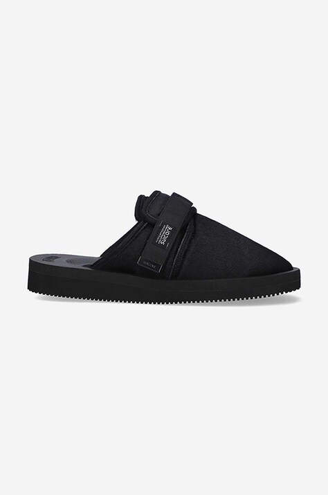 Pantofle Suicoke Rubber Sole ZAVO-VHL BLACK pánské, černá barva