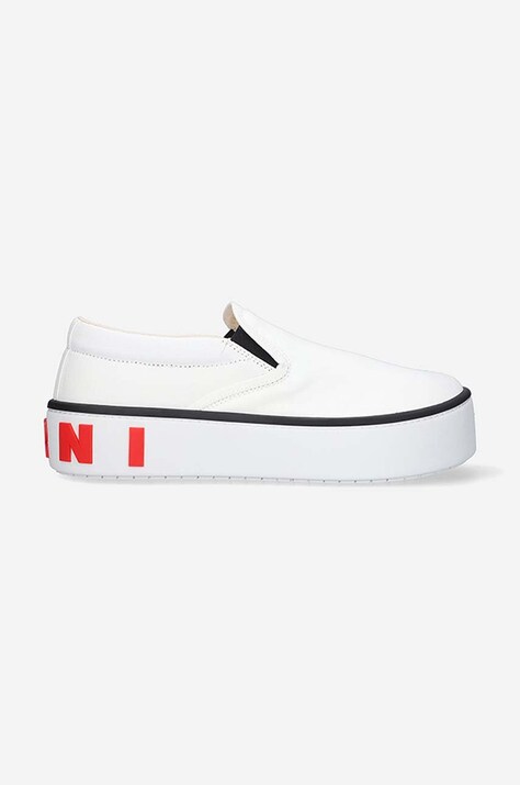 Tenisky Marni bílá barva, SNZU009603.P3571-white