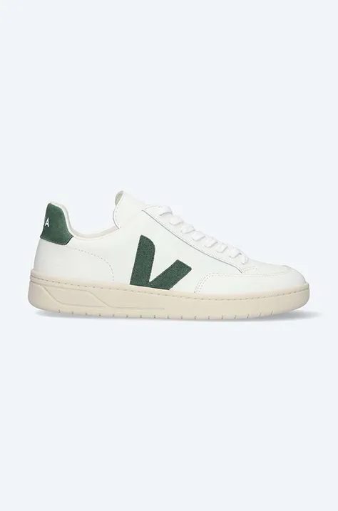 Шкіряні кросівки Veja V-12 Leather V-12 колір білий XD0202336