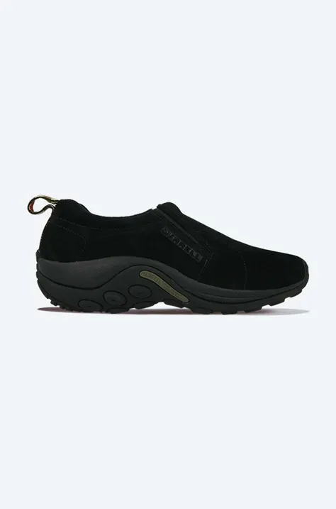Semišové topánky Merrell Jungle Moc pánske, čierna farba,  J60825