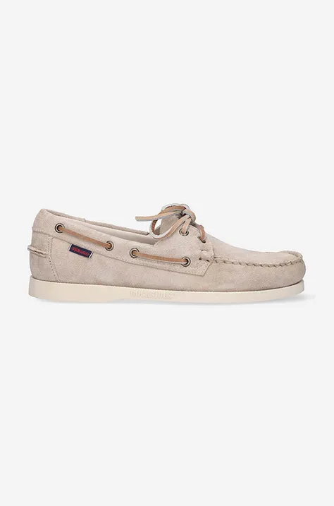 Sebago suede loafers men's beige color