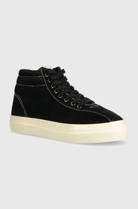 Stepney Workers Club sneakers din piele întoarsă Varden M Suede culoarea negru YA02015-BLACK