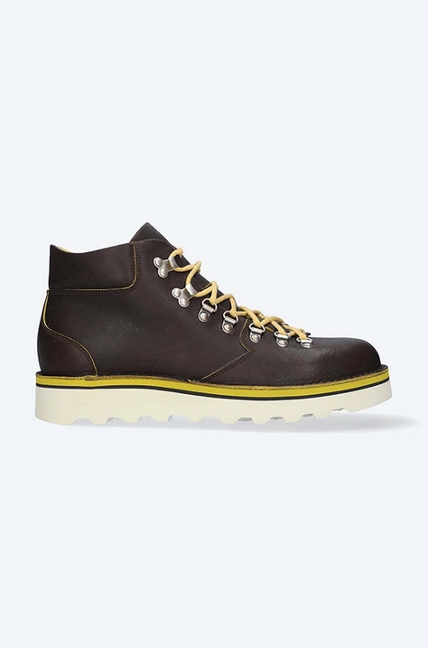 Kožená obuv Fracap SAM SAM.A924-BROWN, pánske, hnedá farba