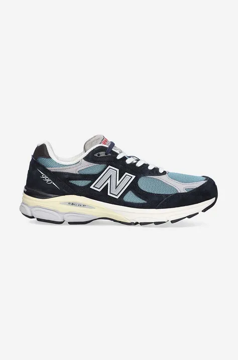 New Balance sneakers M990TE3 navy blue color