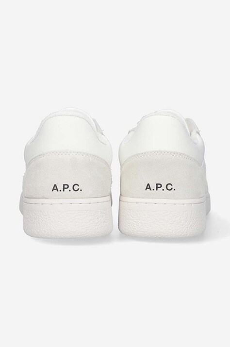 Шкіряні кросівки A.P.C. Plain — AA00-OBM0MK, білий — фото 6