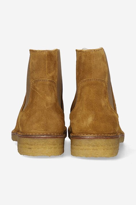 Замшеві черевики A.P.C. Boots Theodore — AA00-OBM0ML, коричневий — фото 6