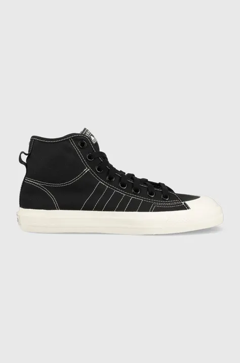 Πάνινα παπούτσια adidas Originals Nizza χρώμα: μαύρο
