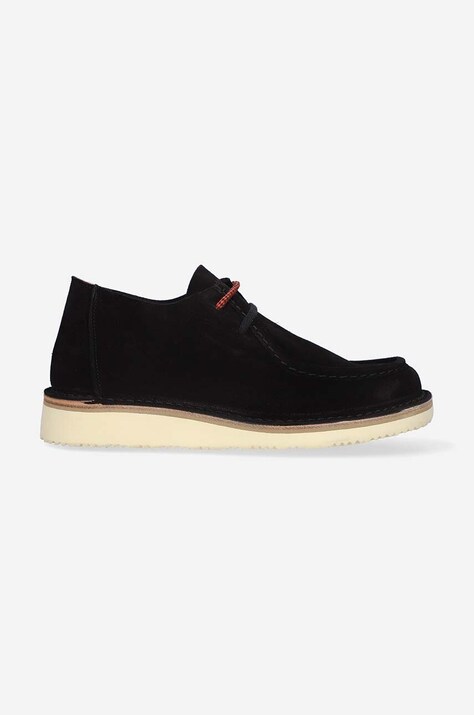 Astorflex pantofi de piele întoarsă BEENFLEX 724 bărbați, culoarea roșu BEENFLEX.724-MATTONE