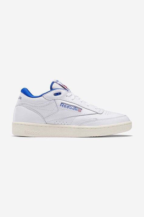 Kožené tenisky Reebok Classic Buty Reebok Club C Mid II Vintage H69121 bílá barva, H69121-white