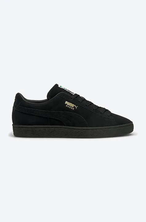 Замшевые кроссовки Puma Classic XXI цвет чёрный 374915.12-black