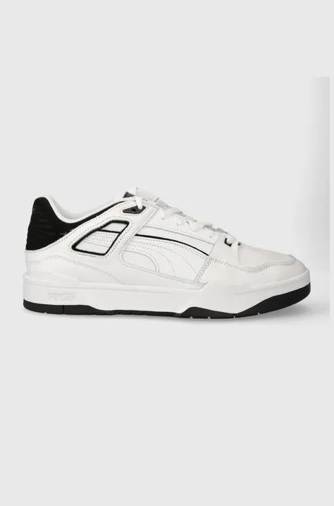 Kožené sneakers boty Puma bílá barva