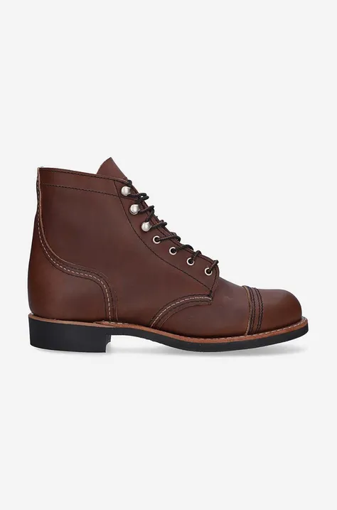 Red Wing ghete de piele culoarea maro 3365