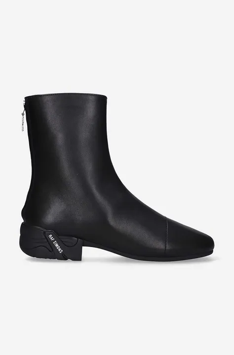 Raf Simons leather chelsea boots Solaris Hight men's black color