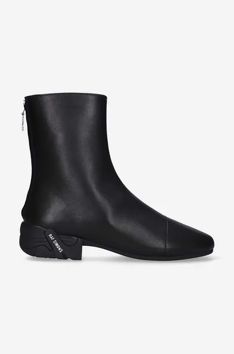 Raf Simons ghete chelsea de piele Solaris Hight bărbați, culoarea negru HR780010L-3