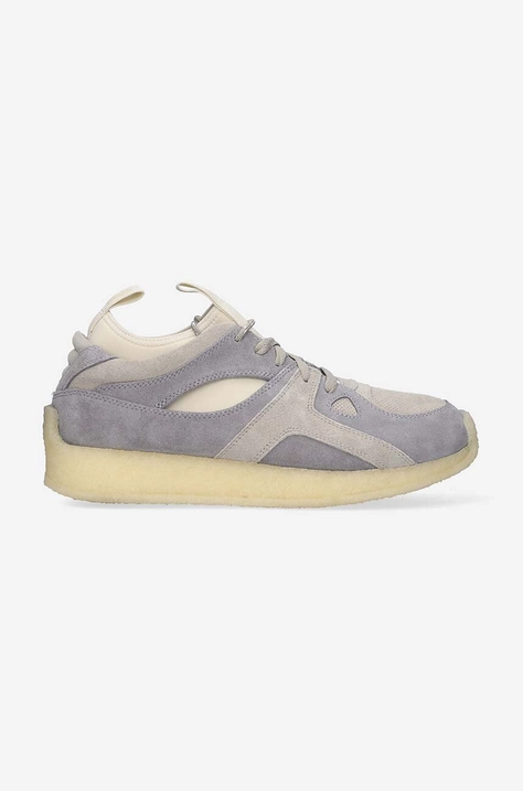 Clarks suede sneakers x Ronnie Fieg Breacon gray color 26170066