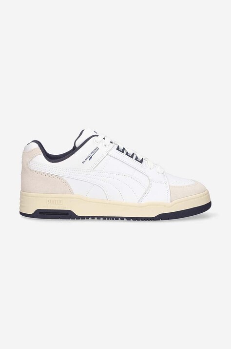 Шкіряні кросівки Puma Slipstream Lo Retro колір білий 384692.09-white