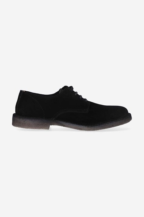 Astorflex pantofi de piele întoarsă Derby Uomo bărbați, culoarea negru COASTFLEX.001-STONE