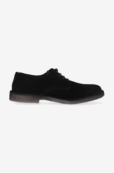 Половинки обувки от велур Astorflex Derby Uomo COASTFLEX 001 DARK KHAKI в черно