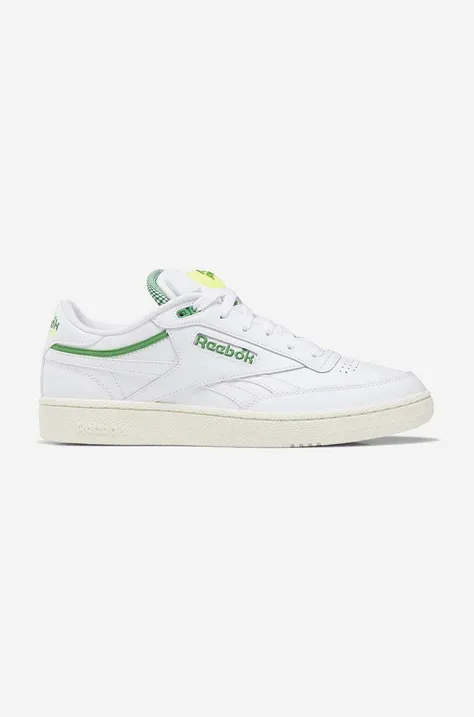 Reebok leather sneakers Club C 85 Pump white color