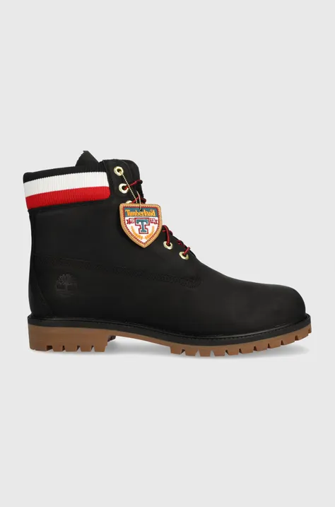 Čizme od brušene kože Timberland WaterProof Boot za muškarce, boja: crna, A2GZ9-BLACK