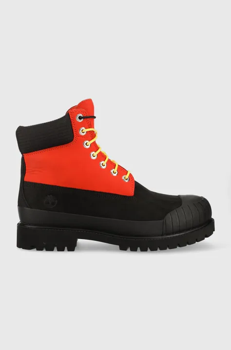 Δερμάτινα παπούτσια Timberland WaterProof Boot A2KEC χρώμα: πορτοκαλί