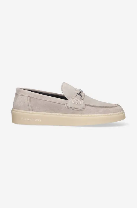 Filling Pieces suede loafers Core Loafer Suede men's gray color 44229001108