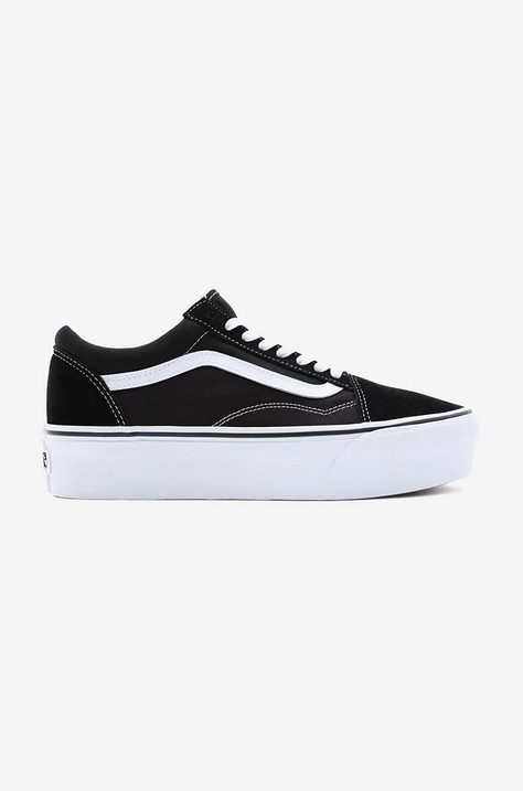 Αθλητικά Vans Old Skool Stackform χρώμα: μαύρο