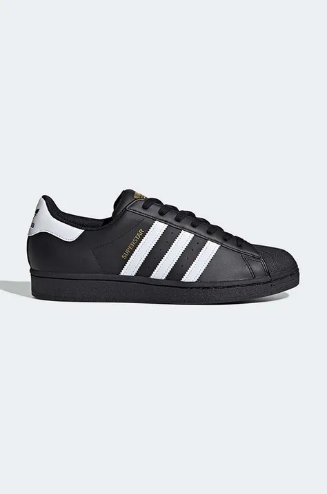 adidas Originals leather sneakers Superstar 2.0 black color