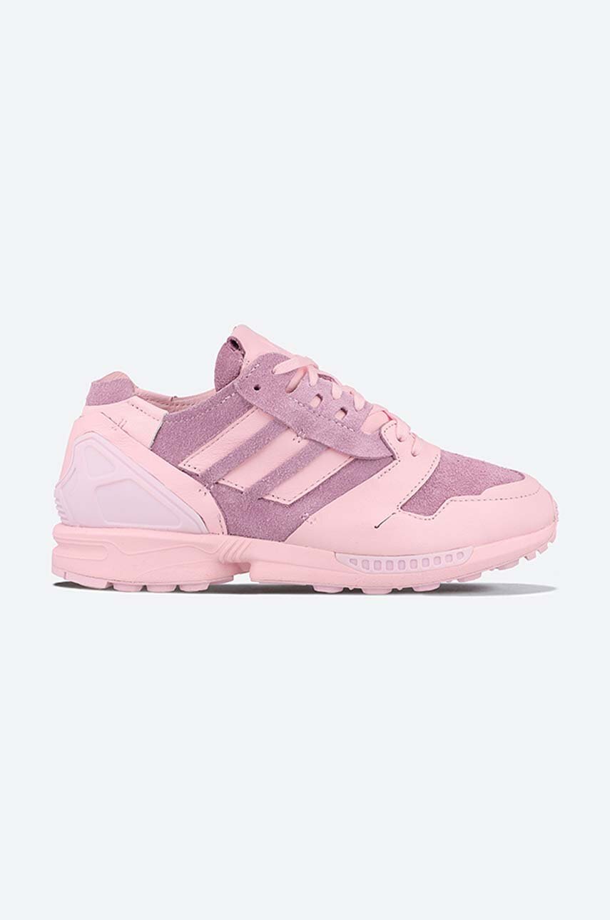 Шкіряні кросівки adidas Originals ZX 8000 Minimalist Icons колір рожевий FY3837-pink