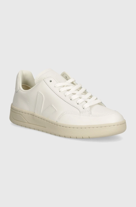 Kožne tenisice Veja V-12 Leather boja: bijela, XD022297-WHITE