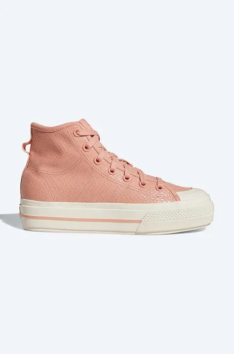 Πάνινα παπούτσια adidas Originals Nizza Rf Platform χρώμα: ροζ