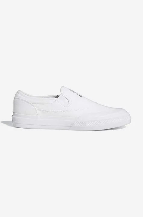 Πάνινα παπούτσια adidas Originals Nizza χρώμα: άσπρο