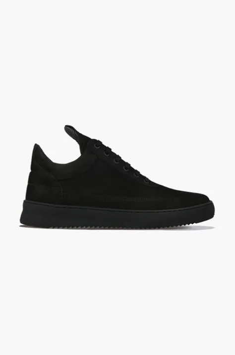 Filling Pieces suede sneakers Low Top Ripple black color 30425441861
