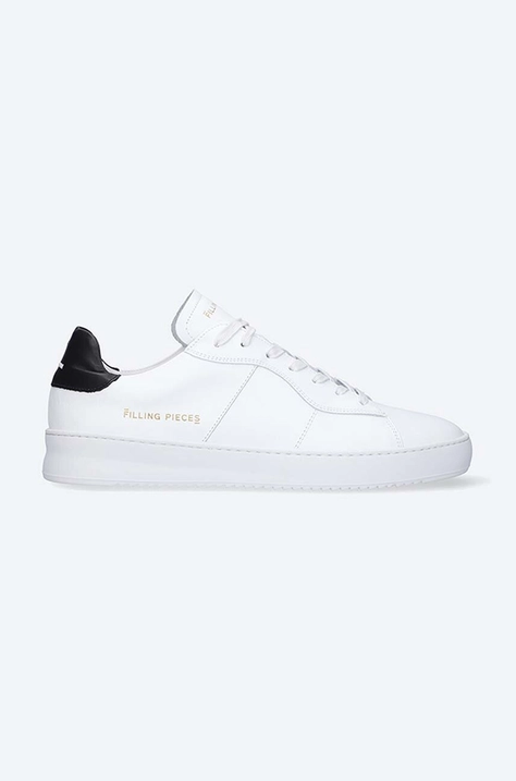 Filling Pieces leather sneakers Court Bianco white color 89127791861