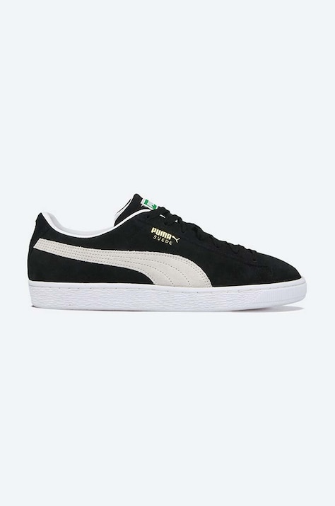 Замшевые кроссовки Puma Classic XXI цвет чёрный 374915.01-black
