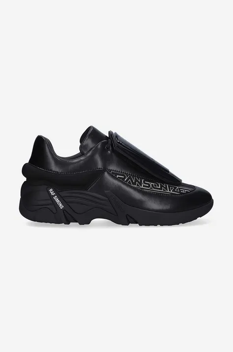 Raf Simons leather ankle boots Solaris High black color