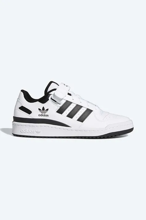 adidas Originals leather sneakers Forum Low FY7757 white color