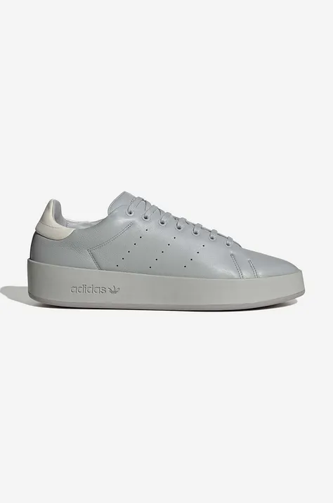 Kožne tenisice adidas Originals Stan Smith boja: siva, GW2233-grey