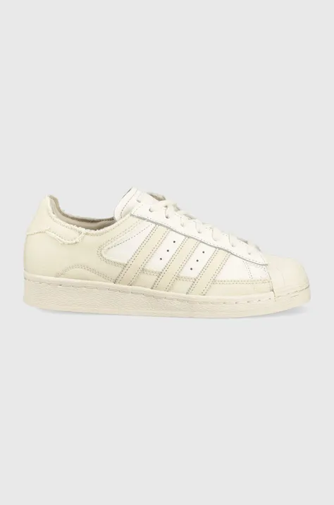 adidas leather sneakers Superstar 82 GY2568 white color