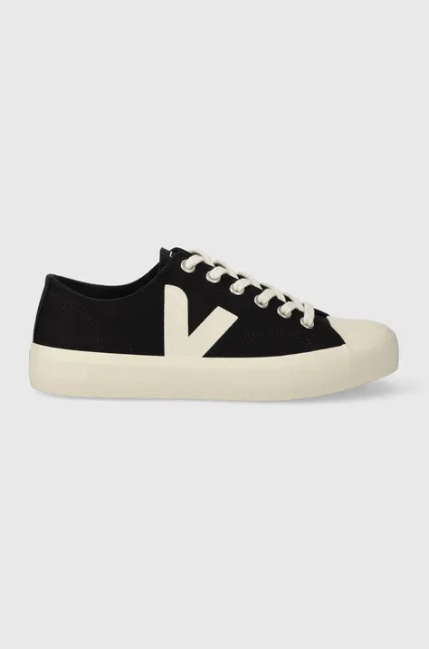 Πάνινα παπούτσια Veja Wata II Low χρώμα: μαύρο PL0101397