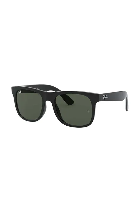 Дитячі сонцезахисні окуляри Ray-Ban JUSTIN колір чорний 0RJ9069S