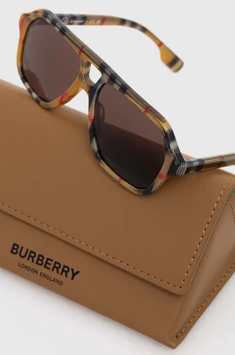 Παιδικά γυαλιά ηλίου Burberry χρώμα: μπεζ, 0JB4340