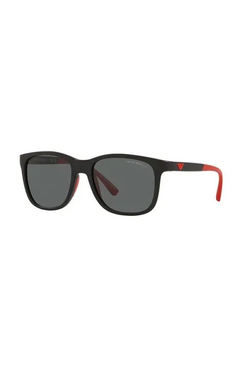 Детские солнцезащитные очки Emporio Armani цвет бордовый 0EK4184